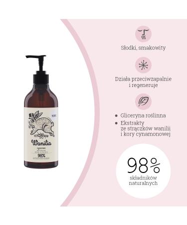 Wally Yope Vanilla and Cannella Hand Soap 500ml - Luxurious Natural Cleanser for Soft Skin | International Shipping - Buy Online on SooperMarket.com