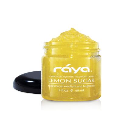 RAYA Lemon Sugar Facial Scrub (157) | Organic and Natural Exfoliating Scrub for Dry Skin | Brightens and Smooths Complexion Lemon Sugar Scrub