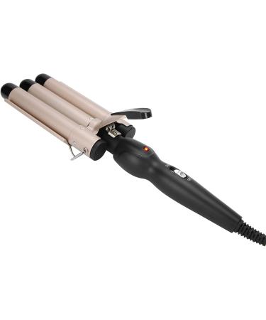 KUIKUI Triple Pipe Hair Curling Iron Wand - Fast Heating Adjustable Temperature for Healthy Styling | International Shipping Available - Buy Online on SooperMarket.com