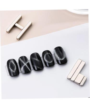 FOYTOKI 4 Sets Magnetic Nail Polish Kit Cat Eye Nail Magnets Magnet for Nails Polish Cat Eye Nail Magnet for Nails Manicure Magnetic Tool Cat Eye Magnets Cat Eye Gel Nail Polish Magnet - Buy Online on SooperMarket.com