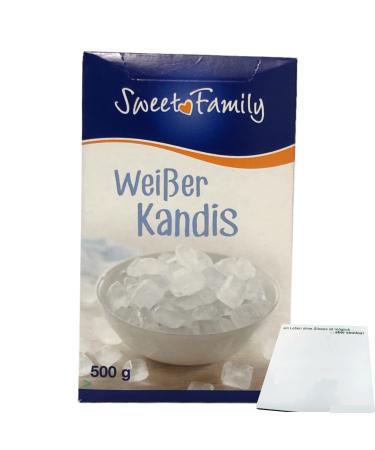 Nordzucker Sweet Family Kandis White Rock Sugar 500g + usy Block