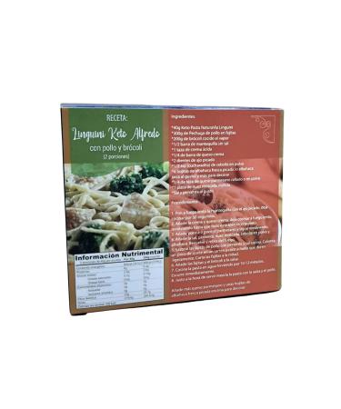 Linguini Pasta Keto - 80g | 2 Servings - 0 Net Carbs | Gluten Free Italian Type - Safe for Diabetics - Buy Online on SooperMarket.com