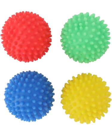 Eco-Friendly Silicone Dryer Balls - Reduce Drying Time Reusable 4 PCS (Red Yellow Blue Green) for Apartments - International Shipping - Buy Online on SooperMarket.com
