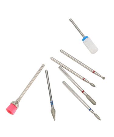 Nail Drill Bits Gel Removal Electric Cuticle Remover Bit Left Right Handed Tungsten Ceramic for Acrylic Nails