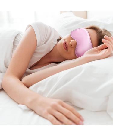 4 Pcs Silk Sleep Mask Set - Soft Satin Eye Covers for Sleeping & Travel - Elastic Strap Eyeshade for Men & Women - 4 Colors Available - Buy Online on SooperMarket.com