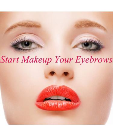 24pc Eyebrow Stencil Shaper Kit with Strap - Reusable Template for Quick 3-Minute Makeup - Suitable for 98% - Buy Online on SooperMarket.com