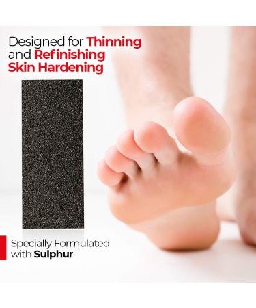TITANIA Sulphur Pumice - Extra Hard Black 18g | 9.5x4x2 cm | International Shipping Available - Buy Online on SooperMarket.com