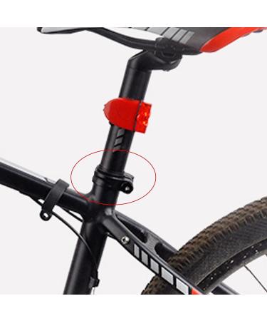 VGEBY1 Bike Seat Post Clamp - 34.9mm Quick Release Aluminum Alloy Tube Clip for 30.4/30.8/31.6mm Seat Post, Black - Buy Online on SooperMarket.com