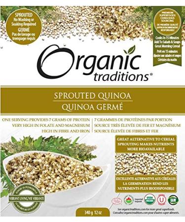 Organic Traditions Sprouted Quinoa 12 oz (340 g)