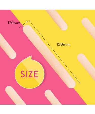 Wooden Waxing Spatulas - Box of 100 | JFA Supplies Wax Applicator Sticks - Buy Online on SooperMarket.com