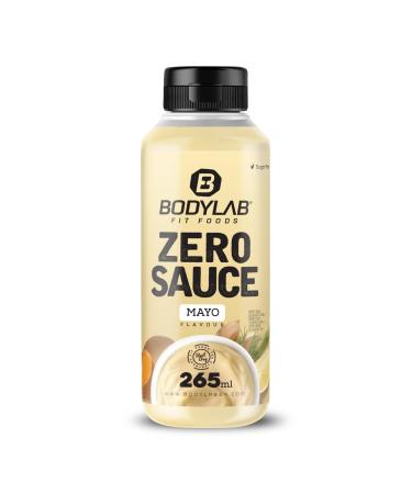 BODYLAB24 Zero sauce mayonnaise 265ml low in calories only 3-9 kcal each 15g portion fat and sugar-reduced perfect for refining dishes as a sauce or dressing ideal for every diet mayonnaise 265 ml (1 Pack)