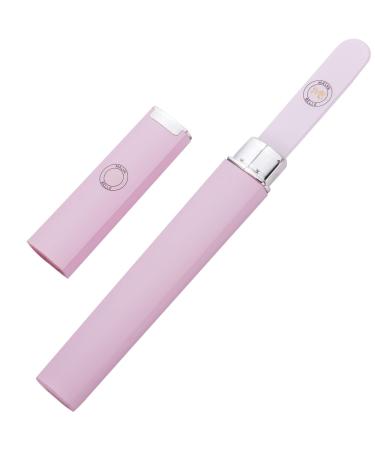 Malva Belle Best Crystal Glass Nail File Long Lasting Double Sided Tempered Glass File - Professional Salon Manicure/Pedicure Filing Tool for Natural Nails - Pastel Lilac (2 mm) Lilac 2mm