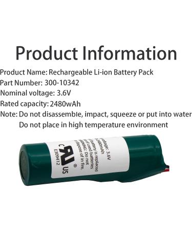 Buy 3.6V/2480mAh Replacement Battery for Honeywell PROSIXC2W - International Shipping Available - Buy Online on SooperMarket.com