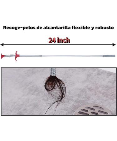 Durable Bendable Drain Auger - Multifunctional Sewer Hair Cleaning Tool & Pipe Dredging Clog Remover for International Shipping - Buy Online on SooperMarket.com