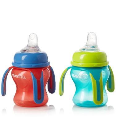 Evenflo Soft-flo Trainer Sippy Cup 5oz - Red/Teal (2 Pack) | For Growing Baby and Toddler - Buy Online on SooperMarket.com