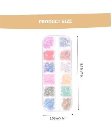 FRCOLOR 6 Boxes Nail Art Stickers Nail Slices Cute Nail Art Decors Manicure Ornaments Resin Heart Charms Nail Art Gems 3d Nail Bunny Decals Crystal Decor Flash Polymer Clay Nail Flakes - Buy Online on SooperMarket.com