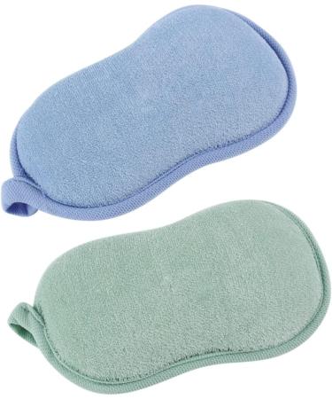 Buy NOLITOY 2pcs Bath Sponge Set | Exfoliating Loofah & Facial Scrubber - Natural Bath Ball for Kids & Adults - Ideal for Clean & Soft Skin - Buy Online on SooperMarket.com