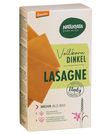 Naturata lasagna spelled grain