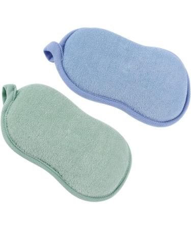 Buy NOLITOY 2pcs Bath Sponge Set | Exfoliating Loofah & Facial Scrubber - Natural Bath Ball for Kids & Adults - Ideal for Clean & Soft Skin - Buy Online on SooperMarket.com
