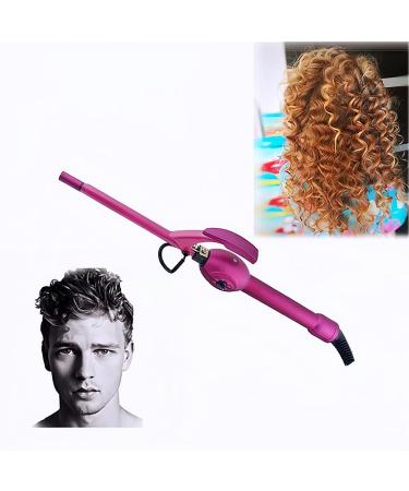 Deep Curly Curling Wand 3/8 Inch Small Barrel Curling Iron 9mm Thin Hair Curler Roller Ceramic Mini Barrel Wave Curler Tongs for Short Long Hair Men Women Kids Hairdressing Tools