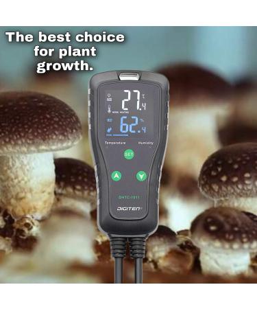 Plug-in Dual Stage Temperature & Humidity Controller for Reptiles & Greenhouses - Buy Online on SooperMarket.com