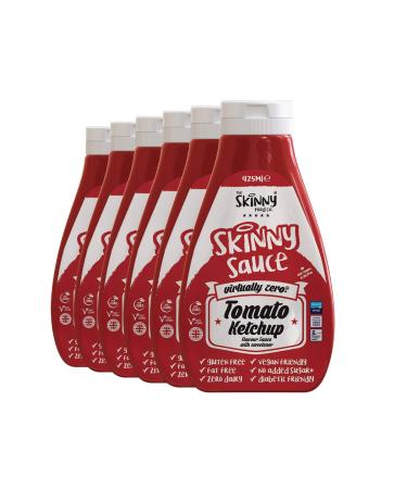 The Skinny Food Co. Tomato Ketchup Virtually Zero Calorie Sugar Free Sauce