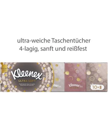 Ultra Soft Mini Tissues - Extra Soft 4-Ply Travel Pack | 10 x 7 Tissues for On-the-Go Care - Buy Online on SooperMarket.com