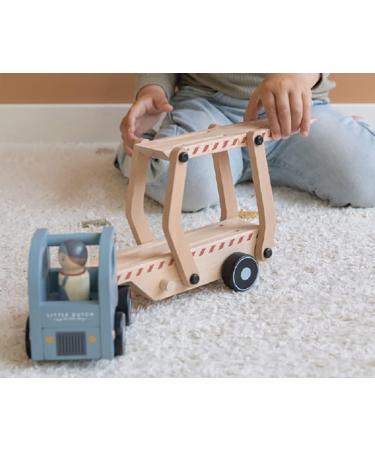 Buy Little Dutch 7095 FSC Wooden Car Transporter with 4 Cars - Eco-Friendly Toy for Kids | International Shipping Available - Buy Online on SooperMarket.com