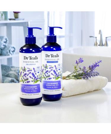 Dr Teal's Lavender Thick & Full Conditioner - Sulfate Free Essential Oil 16 Fl Oz | International Shipping - Buy Online on SooperMarket.com