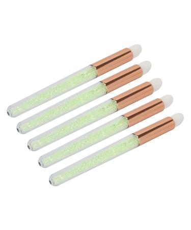 5pcs Lip Blending Brush Set - Portable Rhinestone Handle Lip & Eyeshadow Applicators for Perfect Makeup - Ideal for Concealer & Lipstick - Buy Online on SooperMarket.com