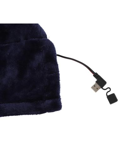 TOPINCN USB Heating Blanket - Electric Heated Throw Adjustable 3 Levels Soft Polyacrylonitrile Fiber Cozy Royal Blue - Perfect for Living Room & Travel - Buy Online on SooperMarket.com