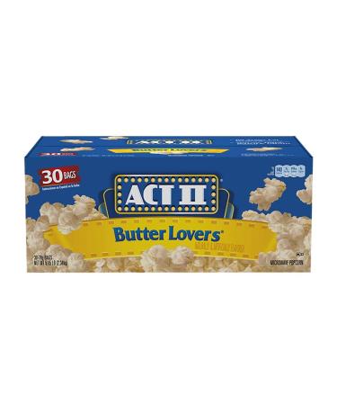 Act Ii Butter Lovers Microwave Popcorn (3oz., 30 Bags)