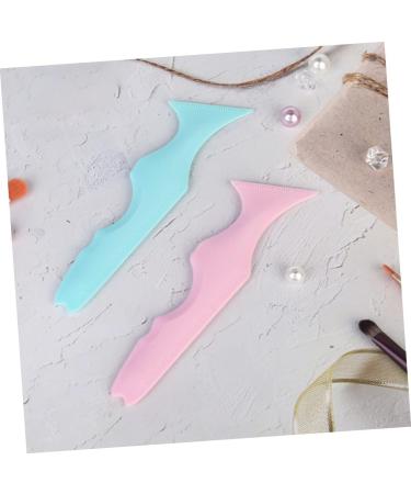 OFFSCH Mascara 2pcs Eyeliner Ruler Lash Eyeshadow Lipstick Guide Tool Stencils Silicone Eyebrow Tools - Buy Online on SooperMarket.com