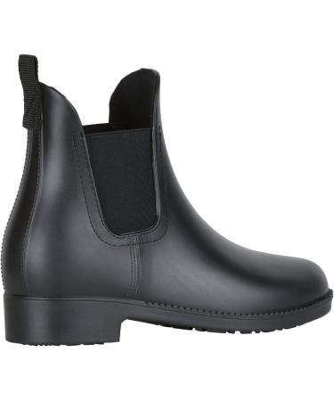Horze Bonn Kids Rubber Paddock Boots Black EU 34 - Durable & Comfortable Riding Boots for Young Riders - Buy Online on SooperMarket.com