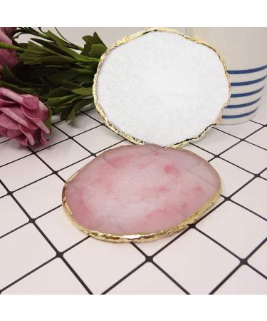 Latrate Gel Polish Holder Set - 2 Pieces Color Mixing Pigment Plate for Nail Art Manicure Tools & Cosmetic Mixing - Buy Online on SooperMarket.com