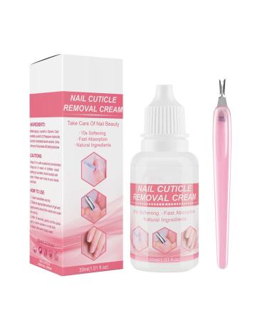 Cuticle Moisturizer | Cuticle Softener & Remover | 1.01fl.oz Natural Softening Instant Quick Absorption Cuticle Cream For Hand Foot & Nail Care Zurego