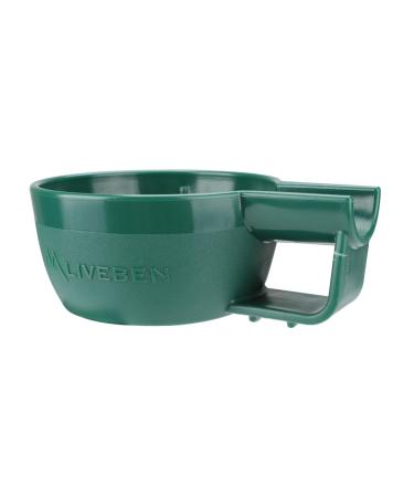 Predolo wet razor cup soap cup bowl for wet shaving slightly foaming durable durable shaving soap peel shaving soap cup for men husband f green