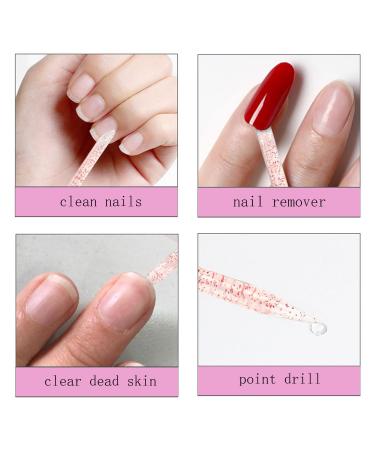 200 PCS Pink Nail Stick Cuticle Pusher & Manicure Pedicure Sticks for Fingernail Care - Buy Online on SooperMarket.com