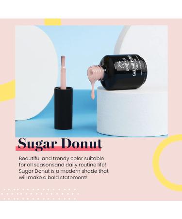 Beetles 15ml E-Sugar Donut Gel Polish - Neutral Brown Pink Color | Soak Off LED Gel for All Season | Natural Nail Lamp Polish - Buy Online on SooperMarket.com