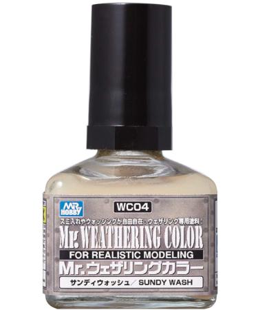 Mr. Hobby WC04 Sandy Wash GSI Mr. Weathering Color Paint