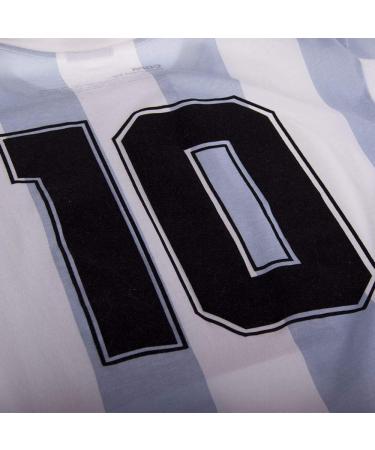 Copa Unisex Kids Argentina Capitano T-Shirt - Round Neck Size 164 White - International Shipping Available - Buy Online on SooperMarket.com