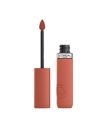 L'Or al Paris Liquid Lipstick Intense Colour Longwear Matte Formula with Hyaluronic Acid Transfer- and Smudge-Resistant Infallible Matte Resistance Shade: 115 Snooze Your Alarm