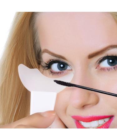 Eyelash Shield Applicator Guard Tool - 2 Pcs Multifunction Silicone Stencils for Quick and Easy Eye Makeup - Buy Online on SooperMarket.com