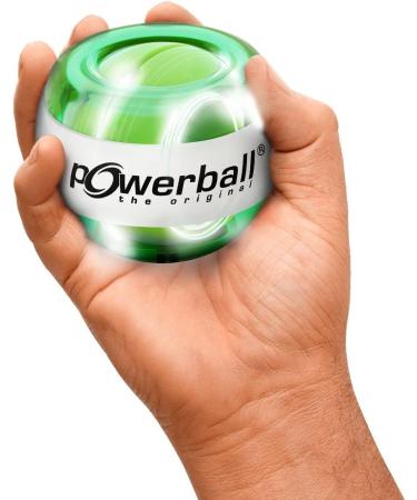 Powerball Max Green - Gyroscopic Hand Trainer with Green Light & Speed Meter | Original Kernpower - Buy Online on SooperMarket.com