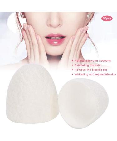 60pcs Exfoliating Silkworm Balls for Face Care | Silk Blackhead Removal & Skin Scrub - Buy Online on SooperMarket.com