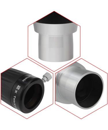 Astromania 1.25 3-Elements 2X TeleXtender Premium Barlow Lens - Apochromatic Barlow Lens for Excellent Image Quality - Buy Online on SooperMarket.com