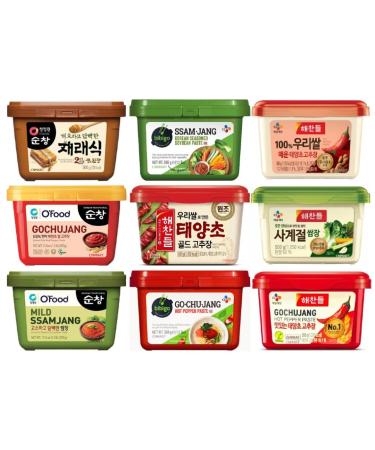 Chung Jung One Korean Hot Chilli Pepper Paste Gochujang Assorted 500g (Pack of 4) Choose Any 4 Customised Flavours