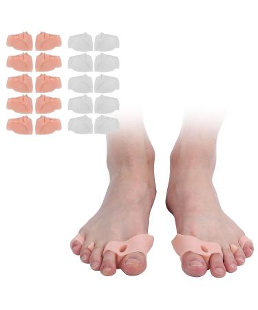 5 Pairs Soft Gel Toe Separator Spacers for Bunion Valgus Correction - Buy Online on SooperMarket.com