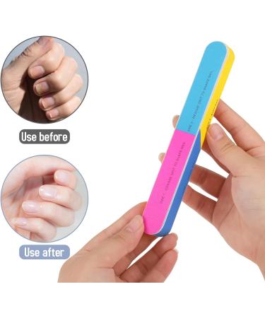 7 Way Nail Buffer Block 8 Pcs Professional Nail Buffer for Natural Nails All-in-One Smooth & Buff & Shine for Nail Care - Buy Online on SooperMarket.com