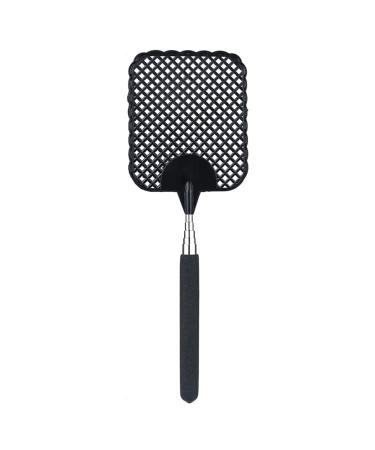 Olakin Fly Swatter Insect Swatter Extendable Swatter Fly Catcher for Flies Mosquitoes and Insects Pest Control (Black)
